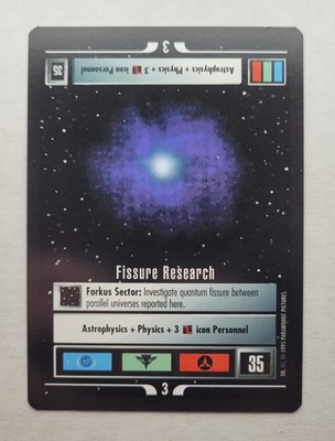 Star Trek CCG: FISSURE RESEARCH | Rare | SAVE UP TO 25% | 1E Alt Univ