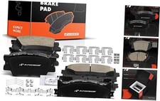 Front and Rear Ceramic Disc Brake Pads Set Compatible with Select Lexus and