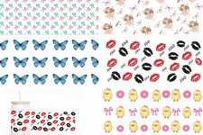 6x Fruit Juices Jar Glass 16oz Wrap Transfer On Decal Glass Kitchen Mug Gift