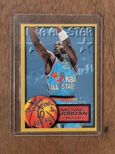 Michael Jordan 1996-97 Fleer NBA ALL-STAR 10 RETRO #282