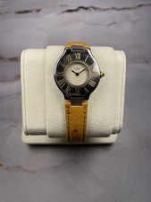Cartier Must 21 – Montre quartz acier / plaqué or – Très bon état – Vintage