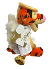 Disney Store Winnie The Pooh Choir Angel Tigger 9" Bean Bag Plush With Tags