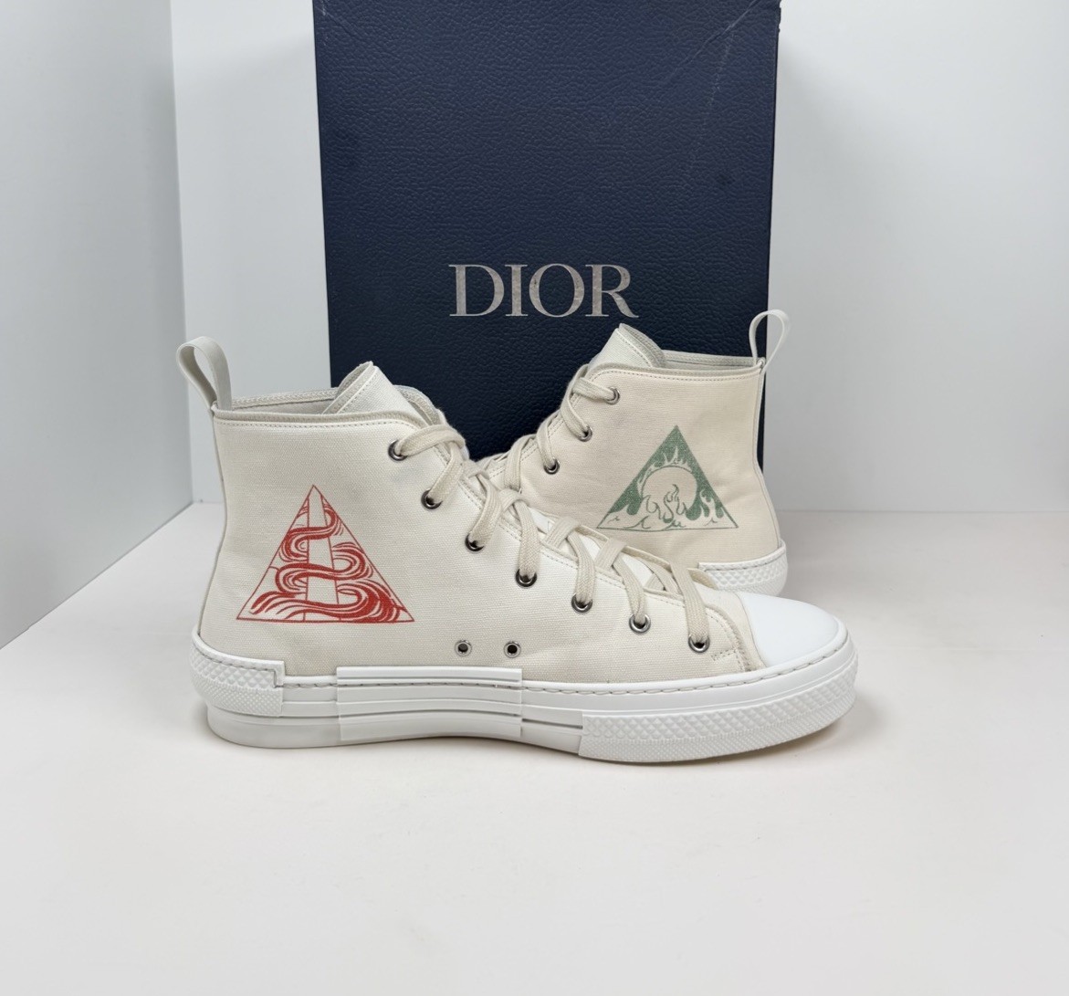 Size 45EU/12US - Dior AsteroDior Canvas B23 High Top Sneakers Retail $1.2K thumbnail 7