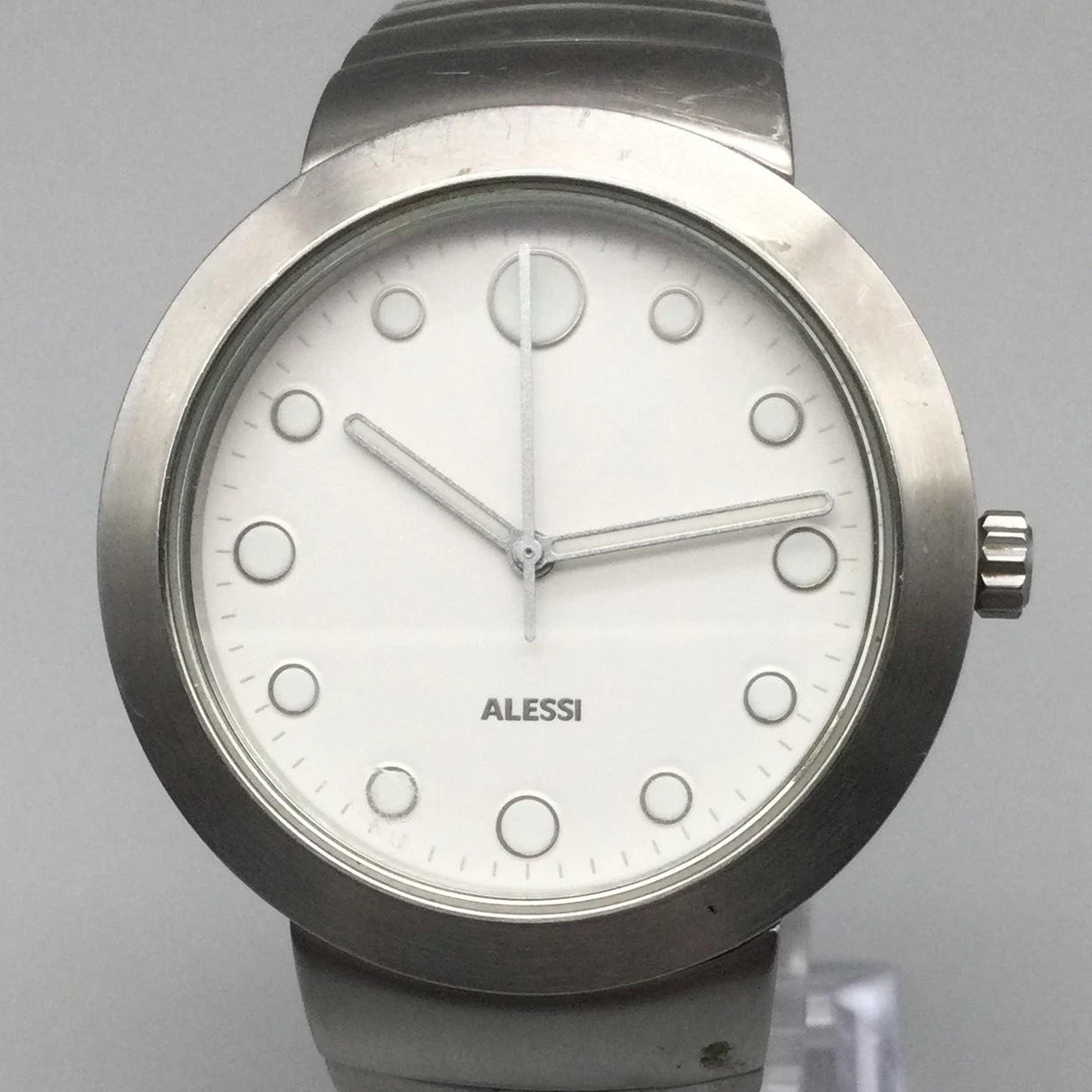2004 Alessi Tondo AL7002 Watch by Alberto Meda 38mm by Seiko Black/Grey/Orange Group of 12 wristwatches, including Alessi. Clocks & Watches  main image 2