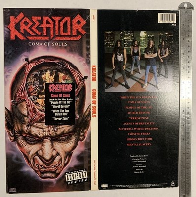 Kreator - Coma Of Souls CD Longbox Wall Art 1990 CBS / Epic