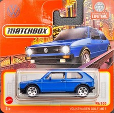Matchbox - Volkswagen Golf MK 1 - blau - 2024 - 95/100 - NEU & OVP -