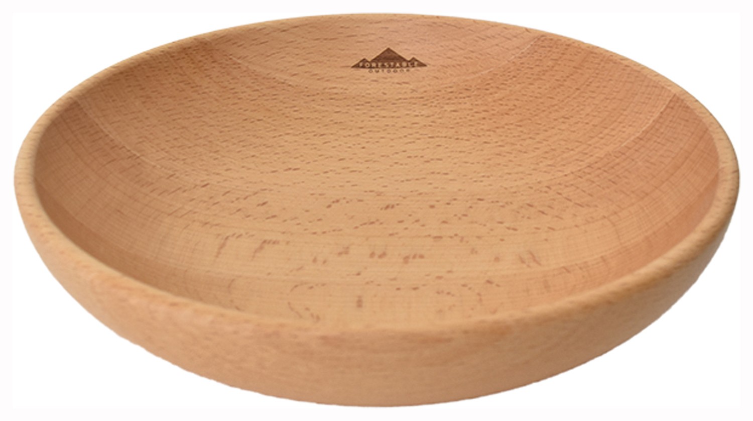 Evernew Forestable Beech Wood Deep Plates - Bowls - Eco-Friendly, Durable