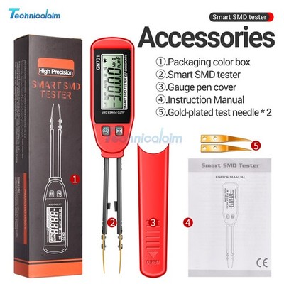 SMD Tester Resistance Capacitance Meter Multimeter Professional Component tester