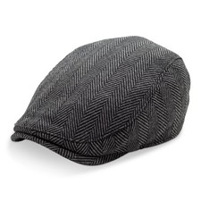 The Original UFC Single Panel Boston Scally Cap - Flat Cap Fitted Hat for Men