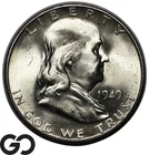 1949-S Franklin Half Dollar, Lustrous Gem BU++ Better Date