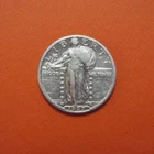 1927-P Standing Liberty Quarter FINE+ Cond - Full Clear Date