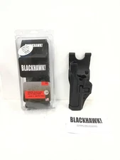NEW Blackhawk 44H000BK-L Duty Holster Left Hand For Glock 17/19/22/23/31/32