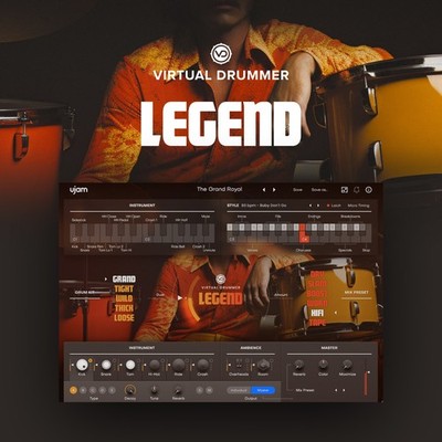 Ujam Virtual Drummer LEGEND | Virtual Drummer Software (Seriennummer)
