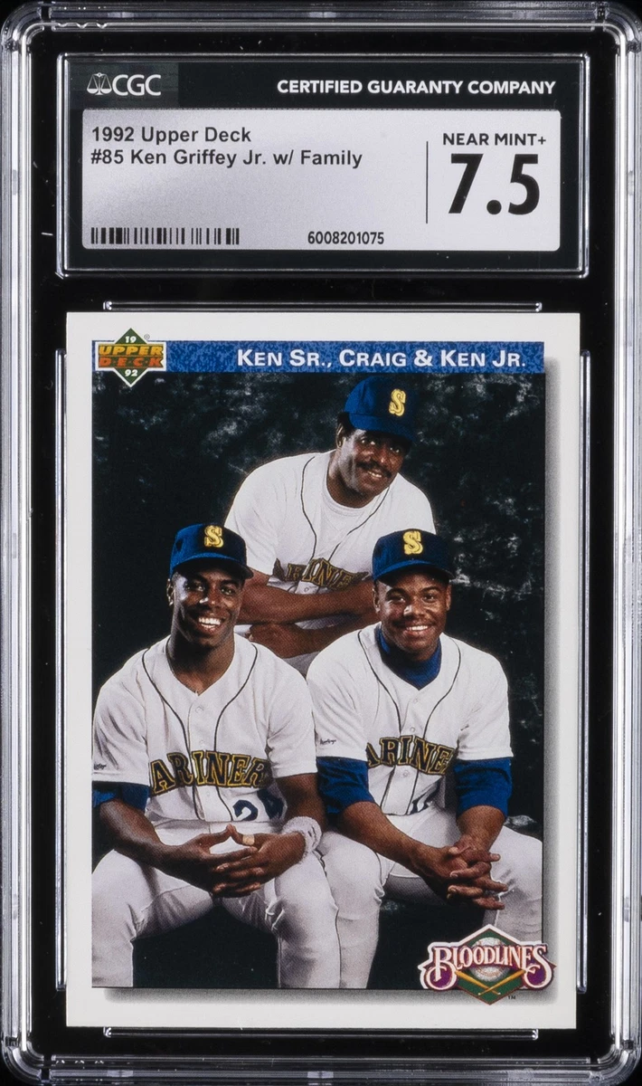 1992 Upper Deck - Craig Griffey Ken Griffey Jr Ken Griffey Sr. #85