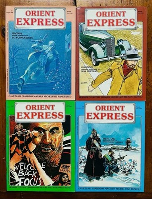 1982 ORIENT EXPRESS #1-4 Italian Heavy Metal Hurlant Comics CAVEZZALI MANARA