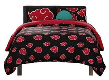 Naruto Akatsuki Cloud Design Kids Reversible Bed Set-AB0DJ1NKKNF3, AB0DJ1KZ4CR3