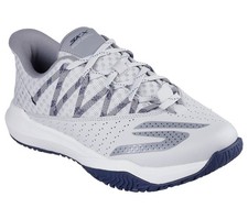 Skechers Men's Viper Court Rally Pickleball Shoes Gray/Navy 246110/GYNV