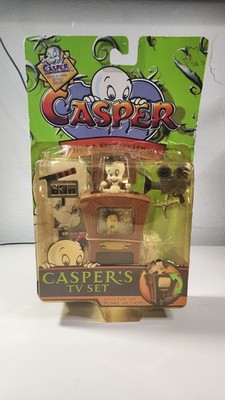1997--CASPER Hide & Seek Friends ''TV SET'' (Action Figure) TrendMasters [NIP]