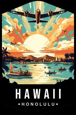 Personalized Hawaii State Art Mouse Pad Mousepad Art Painting Custom Made