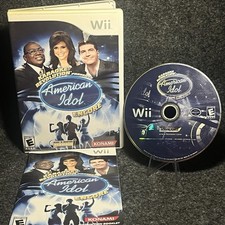 Karaoke Revolution Presents American Idol Encore Nintendo Wii Complete CIB