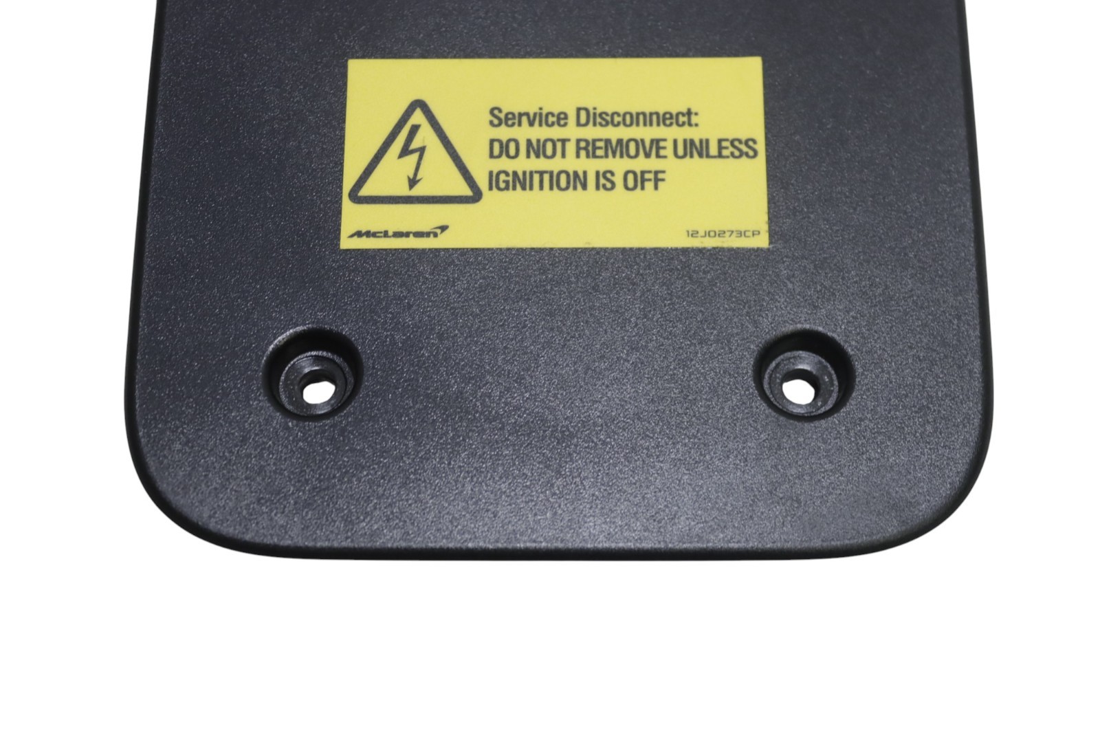 McLaren Artura Hybrid Battery Service Cutoff Panel Cover 2023 2024 2025 OEM