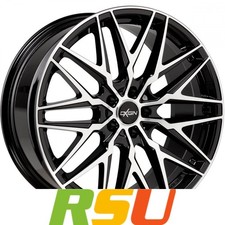 Oxigin 25 Oxcross black full polish 8.5x19" ET38 LK5 120 ML 72.6 Alufelgen 19...