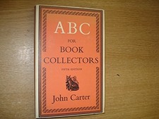 ABC for Book Collectors, Carter, John