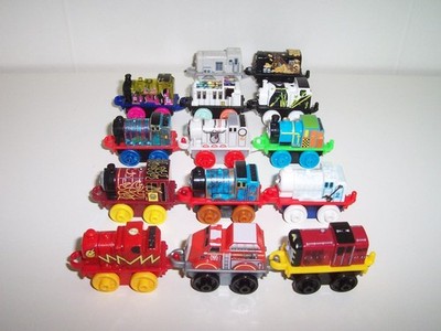 Thomas Minis Train Lot of 14 Assorted Minis Flash James Neon Bash Slime Ashima