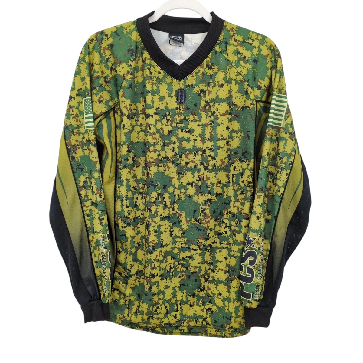 Maillot manches longues Homme TRAIL VERTIC Vert Sapin/Noir - Ref 403105