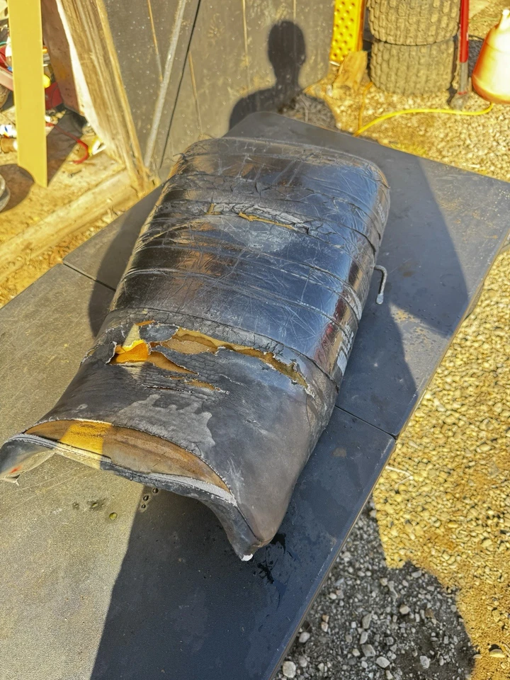 02 Honda Recon 250 OEM asiento necesita cubierta Foto 2 de 4