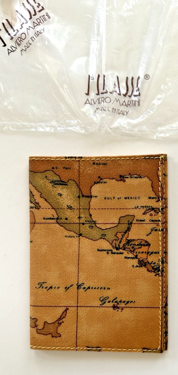 New alviero martini prima 1st classe geo world map italy 9414 passport cover