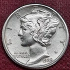 1928 S Mercury Dime 10c UNC Uncirculated High Grade #100202