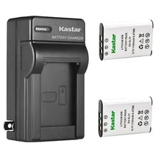Kastar Battery AC Charger for Olympus Li-60B Li-60C Olympus Camedia FE370 Camera