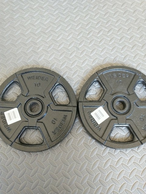 10 lb weight plates standard