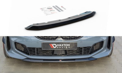 Cup Spoilerlippe SCHWARZ für 1er BMW F40 M-Paket Performance Frontspoiler V2 ABS