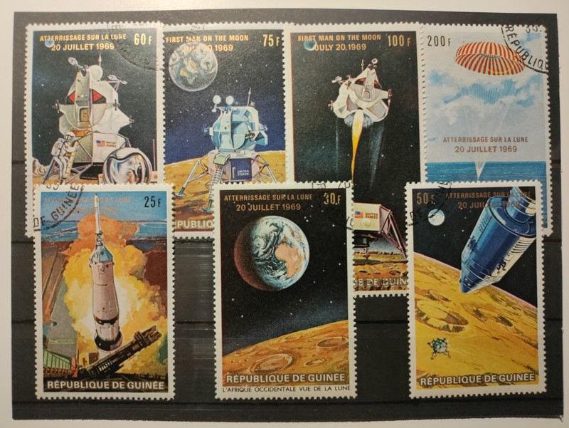 1969 Guinea Stamps(Space-Moon Landing),CTO,NH,OG
