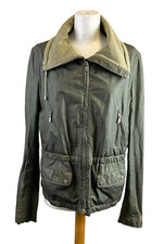 Belstaff women's jacket green waxed cotton IT size 44 UK S/M H2