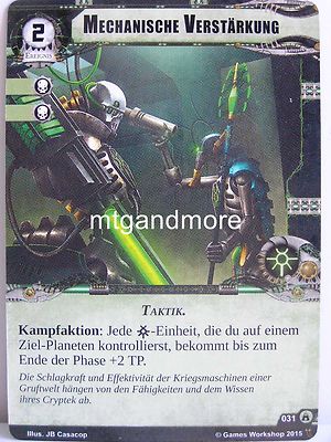 Warhammer 40000 Conquest LCG - Mechanische Verstärkung #031 - Legionen der Toten