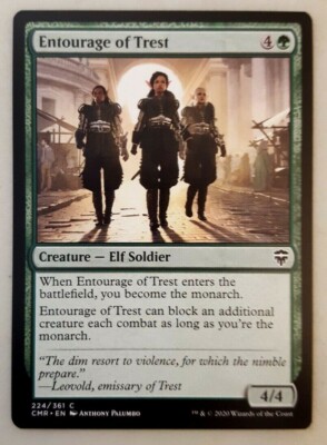 1x Entourage of Trest Commander Legends Magic the Gathering MTG NM