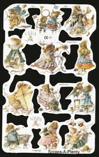 Mamelok Embossed Scrap Die Cut - Precious Mice About Town-Marjolein Bastin 1777