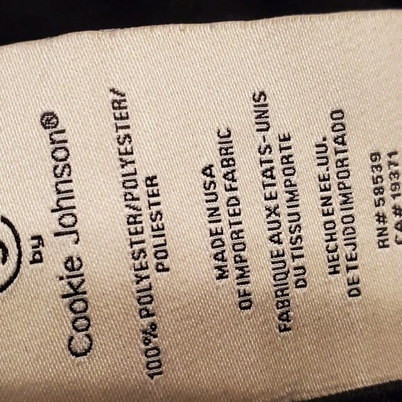 Pantalones al tobillo CJ by Cookie Johnson negros bronce lentejuelas Foto 4 de 4