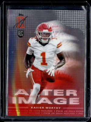 2024 Topps Signature Class #AI-12 Xavier Worthy Rookie After Image Insert (56E)