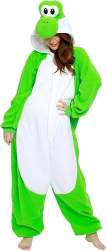 Erwachsene Sazac Cosplay Kostüm Super Mario Yoshi Kigurumi Halloween Overall Geschenke - Bild 3 von 9