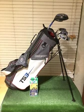 USKG Left Handed Juniors TS3 V5 Full Set (D, 3W, 5-9 Irons) TS/60 & Stand Bag