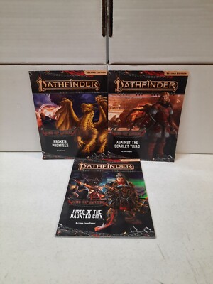 Pathfinder Second Edition Adventure Path Age of Ashes 4 - 6 Paizo