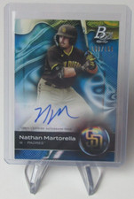 Nathan Martorella Auto #'d/150 San Deigo Pardes 2023 Bowman Platinum Topps