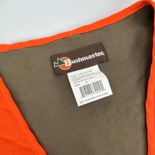 Bushmaster Sportswear Hunting Vest Blaze Orange/Olive Size XL - Picture 3 of 7