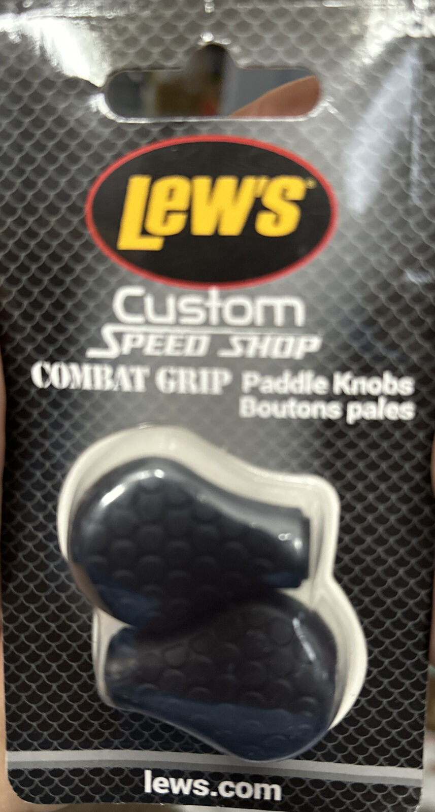 LEWS Combat Grip Custom Speed Shop Paddle Knobs for Baitcast