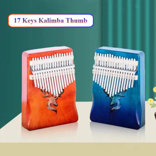 Przenośna jakość 17 kluczy Kalimba Kciuk Pianino Mahoń dla początkujących Towar spot - Zdjęcie 1 z 14