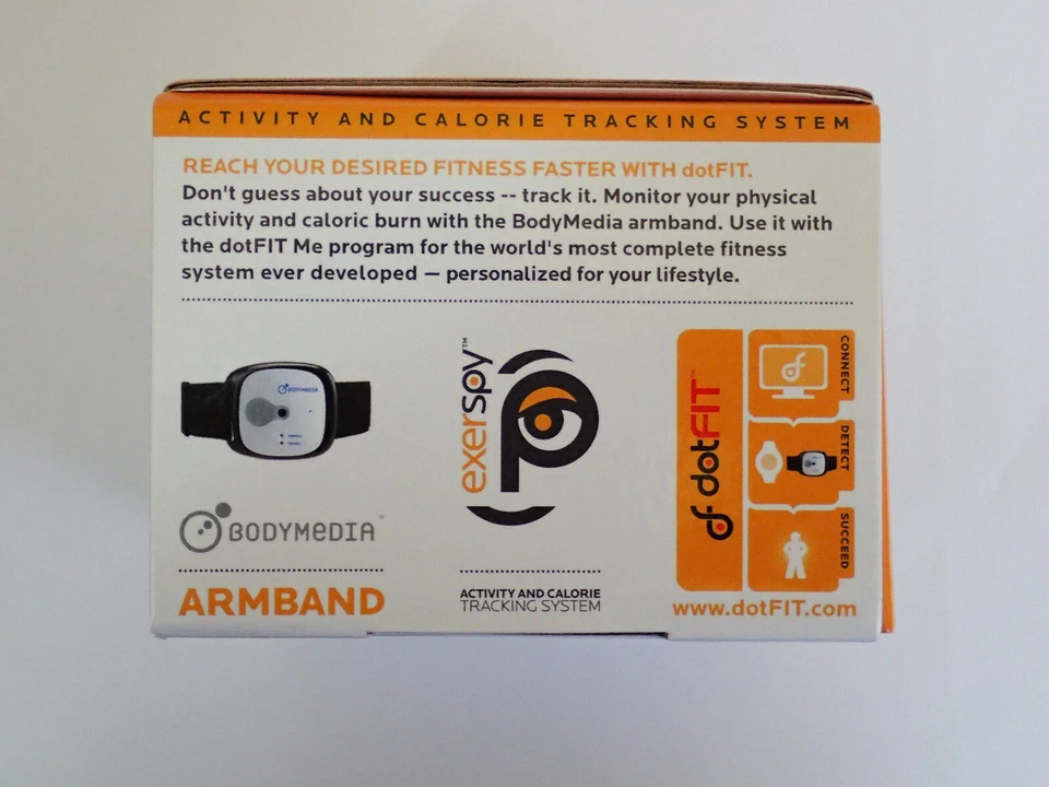 Brazalete Exerspy BodyMedia Sistema de Seguimiento de Actividad y Calorías Nuevo en Caja Foto 3 de 4